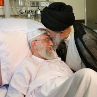 عيادة العلماء والشخصيات للإمام الخامنئي حفظه الله في المستشفى